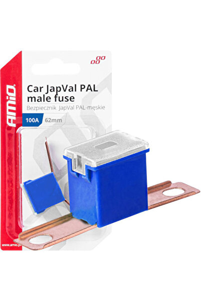 AMIO Ασφάλεια Japval Pal Male 62mm 100a Μπλε 1 τεμάχιο 03433/am Κωδικός: 03433