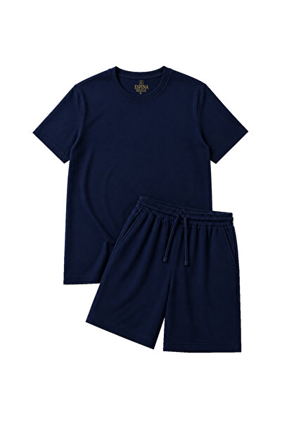 Espina Premium Regular %100 Cotton Basic Shorts Set