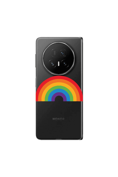 Other Honor Magic V5 Rainbow Mini Transparent Silicone TPU Θήκη