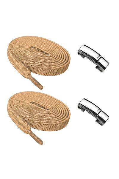 Mawrond Magnetic, Stainless Metal, Elastic, Practical Shoelaces, 1 Pair
