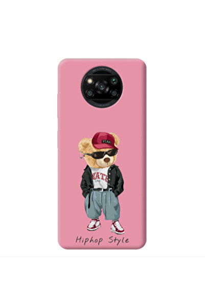 Other Xiaomi Poco X3 /X3 Pro Hip hop style Pink Colored Silicone TPU Θήκη
