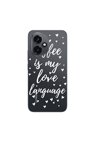Other Honor Magic 400 Coffe is my love language Transparent Silicone TPU Θήκη