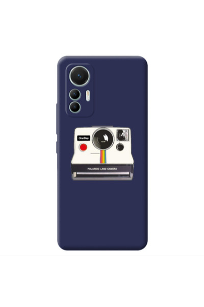 Other Xiaomi Mi 12 Lite Polaroid land camera Dark blue Colored Silicone TPU Θήκη