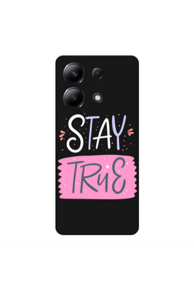 Other Xiaomi Redmi Note 13 4G Stay True Black Colored Silicone TPU Θήκη