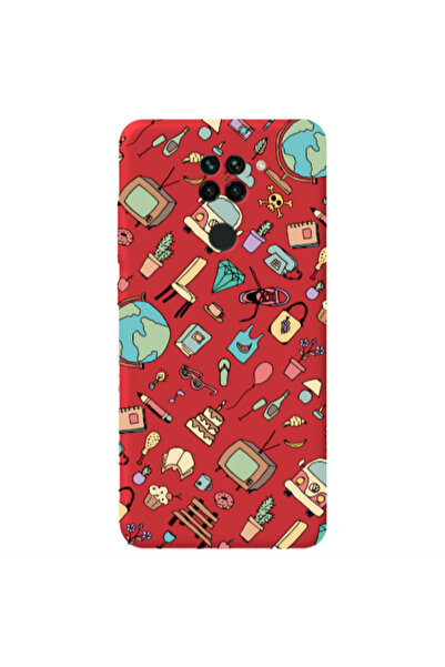 Other Xiaomi Redmi Note 9 Best buds Red Colored Silicone TPU Θήκη