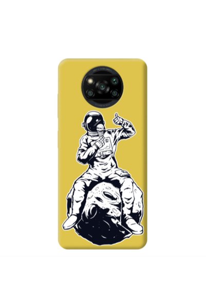 Other Xiaomi Poco X3 /X3 Pro ice cream in space Yellow Colored Silicone TPU Θήκη