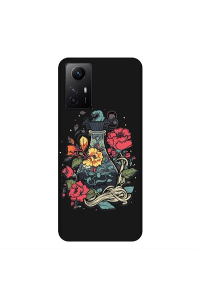 Other Xiaomi Redmi Note 12s Magic vase Black Colored Silicone TPU Θήκη