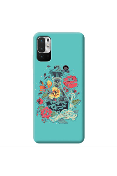 Other Xiaomi Redmi Note 10 Pro 5G Magic vase Turquoise Colored Silicone TPU Θήκη
