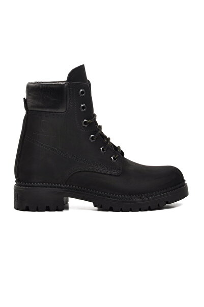 Aspor Black Nubuck Unisex Boots