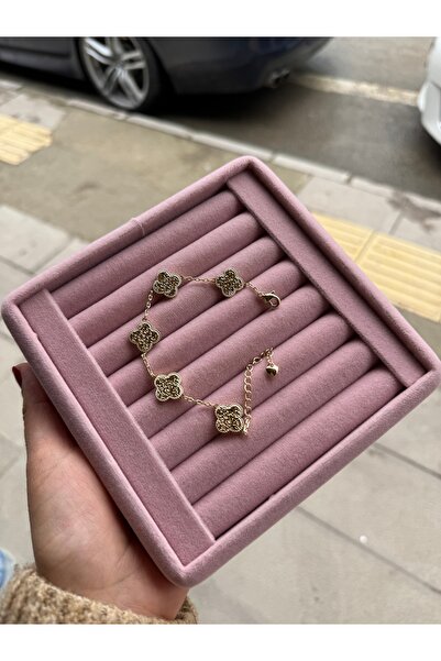 Genel Markalar Vip seri yonca bileklik gold renk 14 k
