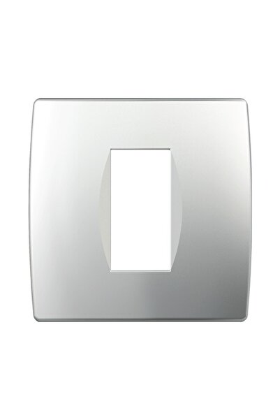 OEM TEM Soft 1-module device frame, silver