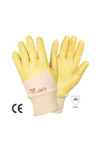 OEM Ръкавици Nitras Kalara, плетени, защитни, с нитрилно покритие, размер 9, ...