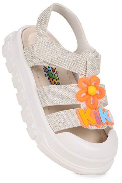 Kiko Kids Jelly Glitter Light Sole Girls' Sandals