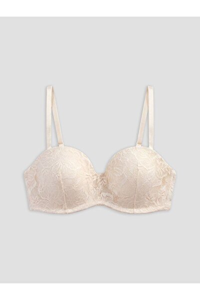 LC Waikiki Lcw Dream Pink Underwire Unfilled Lace T-Shirt Bra