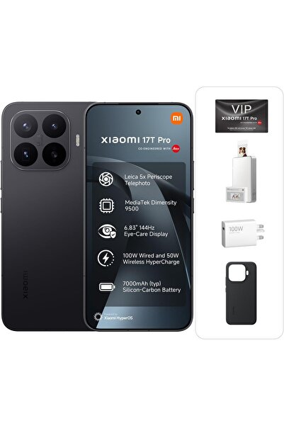 Xiaomi 17T Pro 5G Smartphone (12GB RAM, 512GB Storage), Leica 5x Periscope Ca...