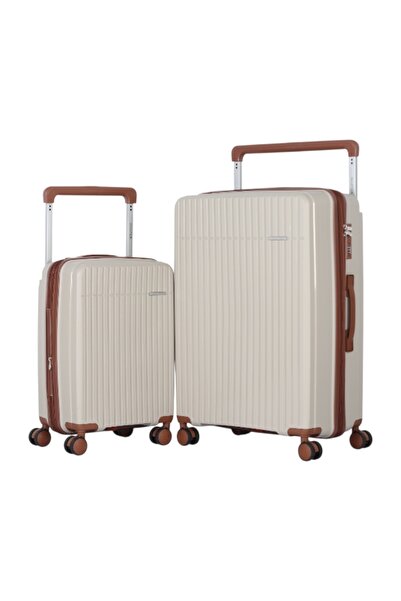 AVIATOR Brand 2-Piece Travel Luggage Set - 28 + 20 Inch - Durable Polypropyle...