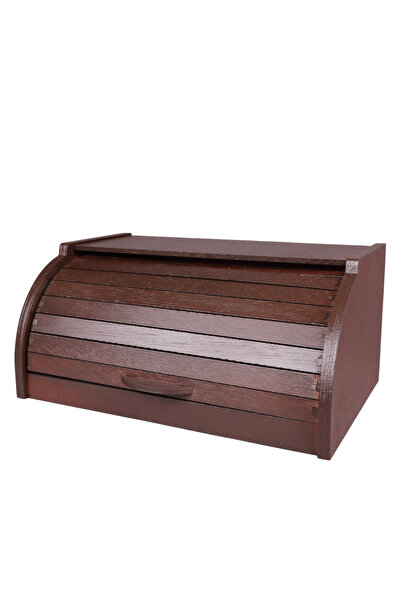 LimArt Cutie pentru paine din lemn, cu usa culisanta tip rulou, 39 x 25 x 18 ...
