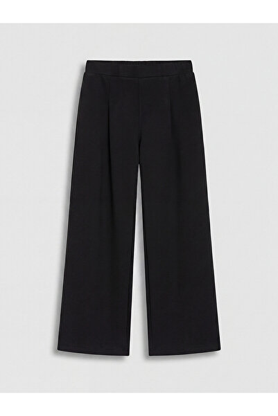 LC Waikiki Özmarka New Season Pleated Girls' Sweatpants with Elastic Waist