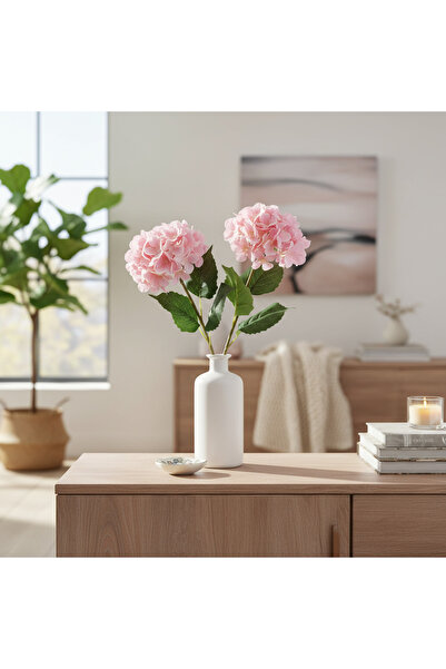 OEM Buchet Decorativ Hortensie Artificială Roz 1 buchet
