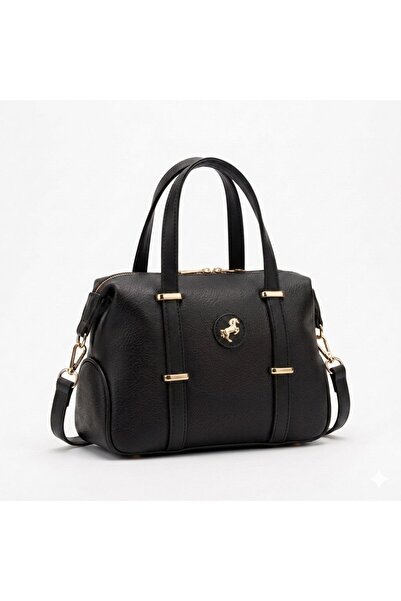 POLO BAG Women's 4-Section Medium-Sized Hand and Shoulder Bag