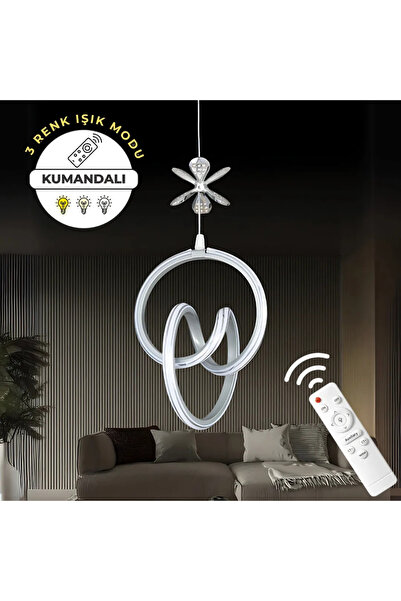 ADOĞAN yaren Uzaktan Kumandalı 3 Renk Ledli Özel Tasarım Çizgili Kelebek Deko...