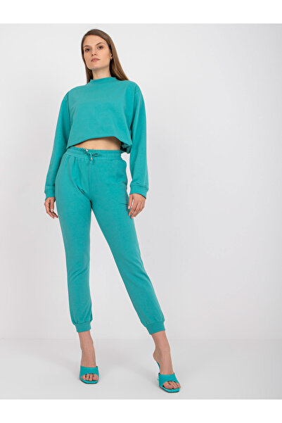Factory Price Pantaloni Trening Dama Turcoaz