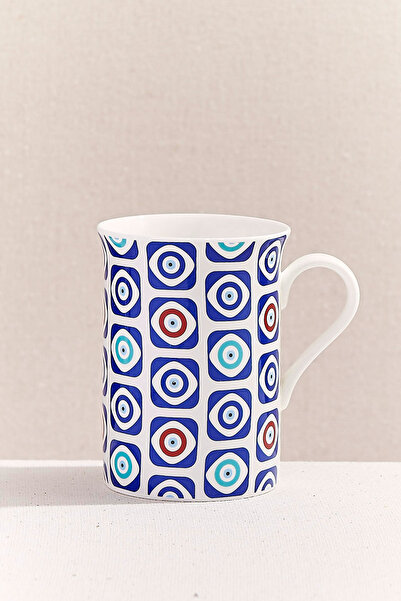 Paşabahçe Nazarlık Porcelain Mug, Stylish Design