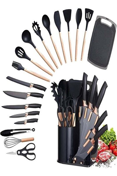 ELTRAZONE Silicone Utensil Set 19 PCS – Non-Stick Heat Resistant Kitchen Tool...