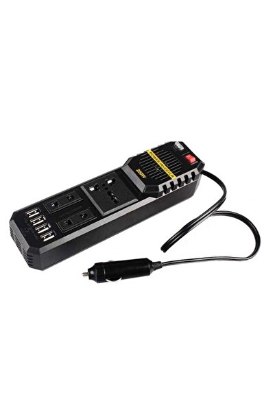ELTRAZONE 200W Power Inverter, DC 12V to AC 220V Car Power Inverter with 4 US...
