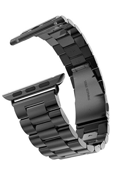 ELTRAZONE Stainless Steel Watch Band Chain Strap – Black, Compatible with 42/...
