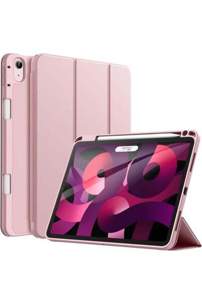 ELTRAZONE Pink Trifold Smart Cover for iPad Air 13 Inch (M2) 2024 – Auto Wake...