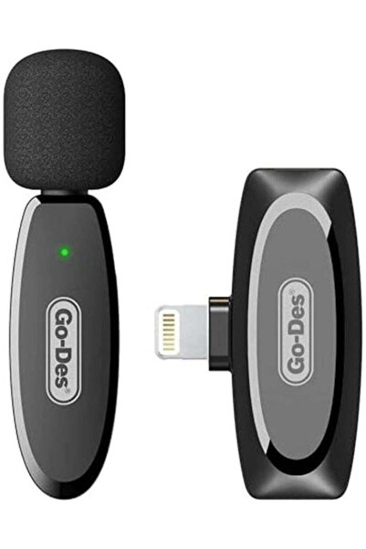 Go-Des GD-WS301TC Wireless Digital Lapel Microphone – Plug-and-Play USB-C Lav...