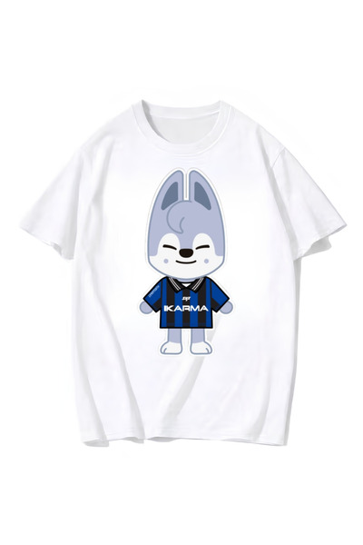 Touz Moda Stray Kids Skzoo Karma Printed Unisex Oversize T-Shirt