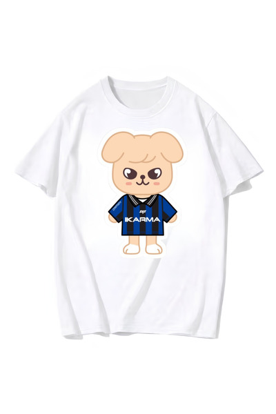 Touz Moda Stray Kids Skzoo Karma Printed Unisex Oversize T-Shirt