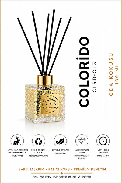 COLORİDO MARSHMALLOW PUMPKİN VANİLLA 100 ML BAMBU ÇUBUKLU ODA KOKUSU CLRD-O13