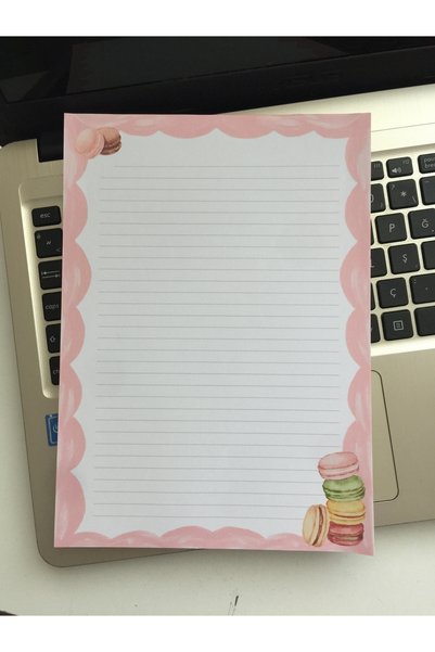 LaCerdaDizayn B5 Tatlı Temalı Notepad, Memopad, Not Defteri