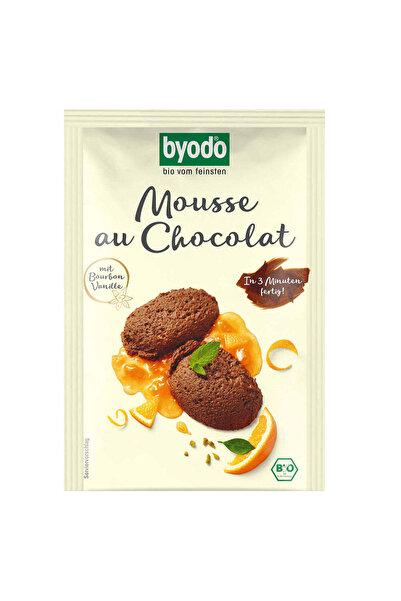 Byodo Amestec organic pentru mousse de ciocolată fără gluten 36 g