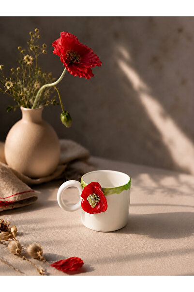 SERAMİK gelincik model mug
