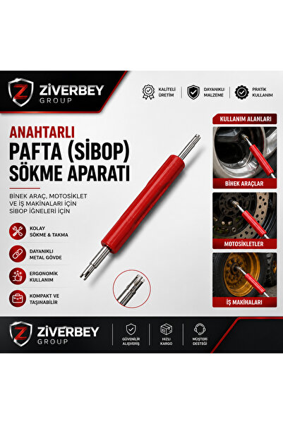 ZİVERBEY ANAHTARLI PAFTA SİBOP TAKMA SÖKME ALETİ
