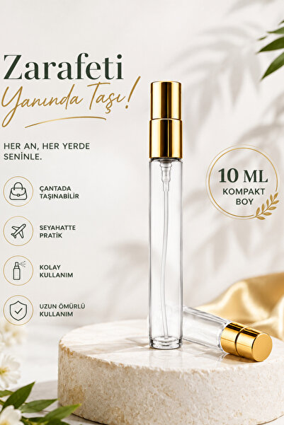 EMILLA GRANDY 10 ml Boş Kalem Parfüm Şişesi Cam Tüp Vidalı Doldurulabilir Ato...