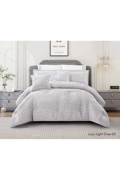 ALMIAAD Nefirin Summer Bedspread 8 Pieces Jacquard Material High Quality Soft...