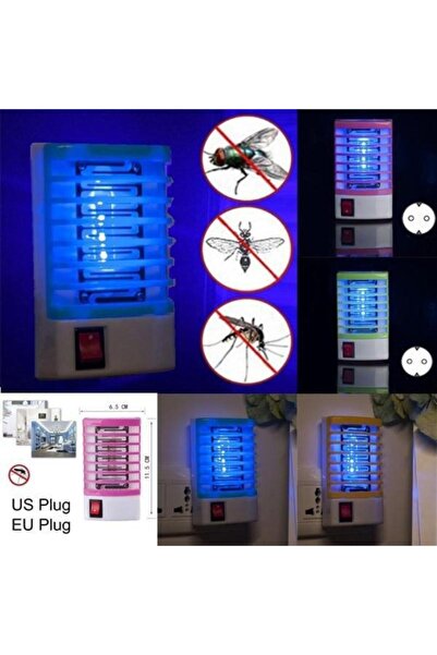Munico Led Soket Elektrikli Sivrisinek Öldürücü Kovucu Lamba Sinek Böcek Böce...