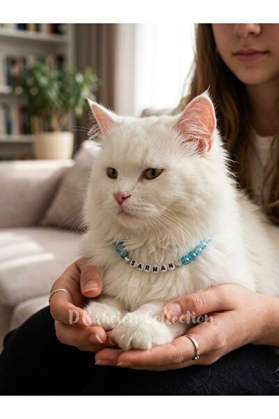 D'Kuhçien "Sarman" Written Cat Collar, Cat Necklace, Dog Necklace, Cat Chain....
