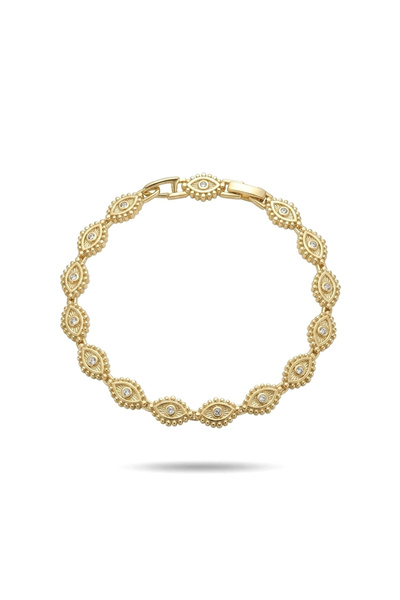 h&b design jewel Steel Eye Detail Bracelet