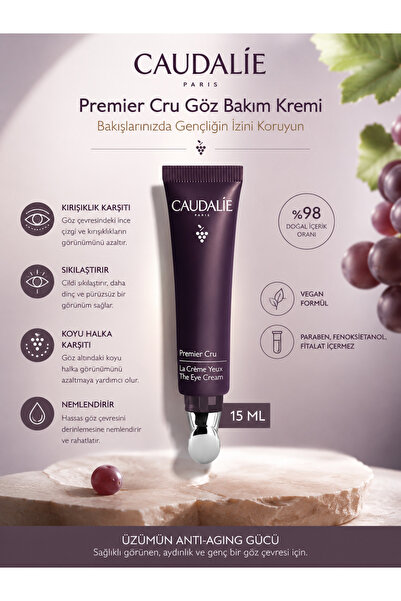 Caudalie Premier Cru Care Cream That Renews and Revitalizes the Eye Area 15ml