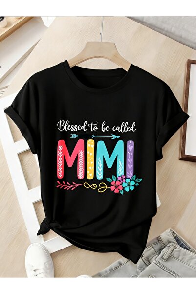 1001 Line Women's Loose-fit Round-neck Short-sleeve Solid Color T-shirt for C...