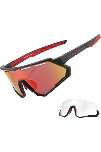 ROCKBROS Mountain Bike Glasses for Men Cycling Glasses with Interchangeable P...