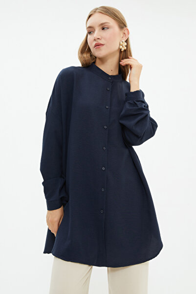 Fulla Moda Fullamodest Basic High Collar Shirt