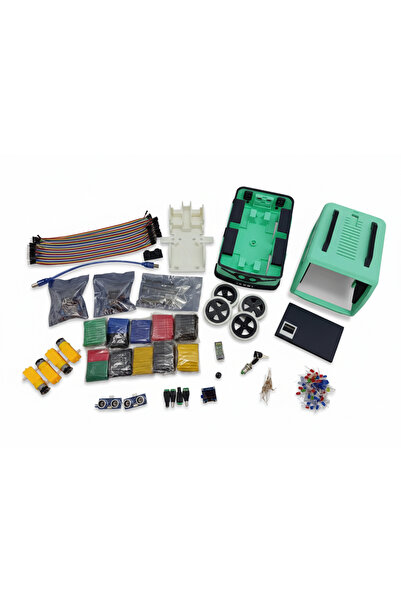 3DPrintDuino Arduino Mini Araç Kiti – Kendin Yap Robot Araba Seti, Bluetooth ...