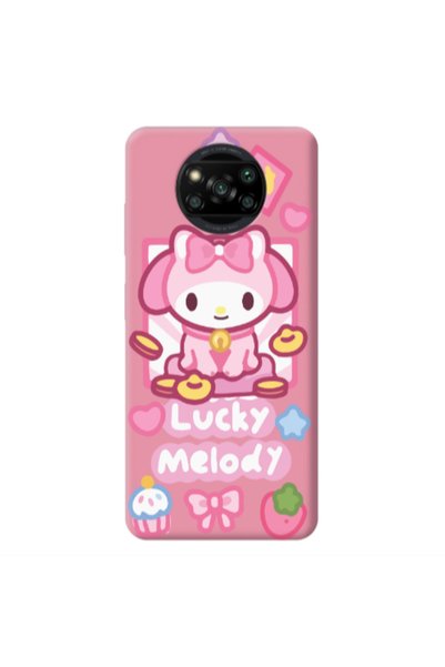 Other Xiaomi Poco X3 /X3 Pro Lucky Melody Pink Colored Silicone TPU Θήκη